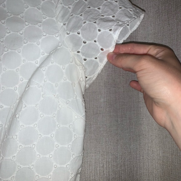 Banana Republic Romper White textured / Graduation / Bride / Shower - Picture 3 of 10